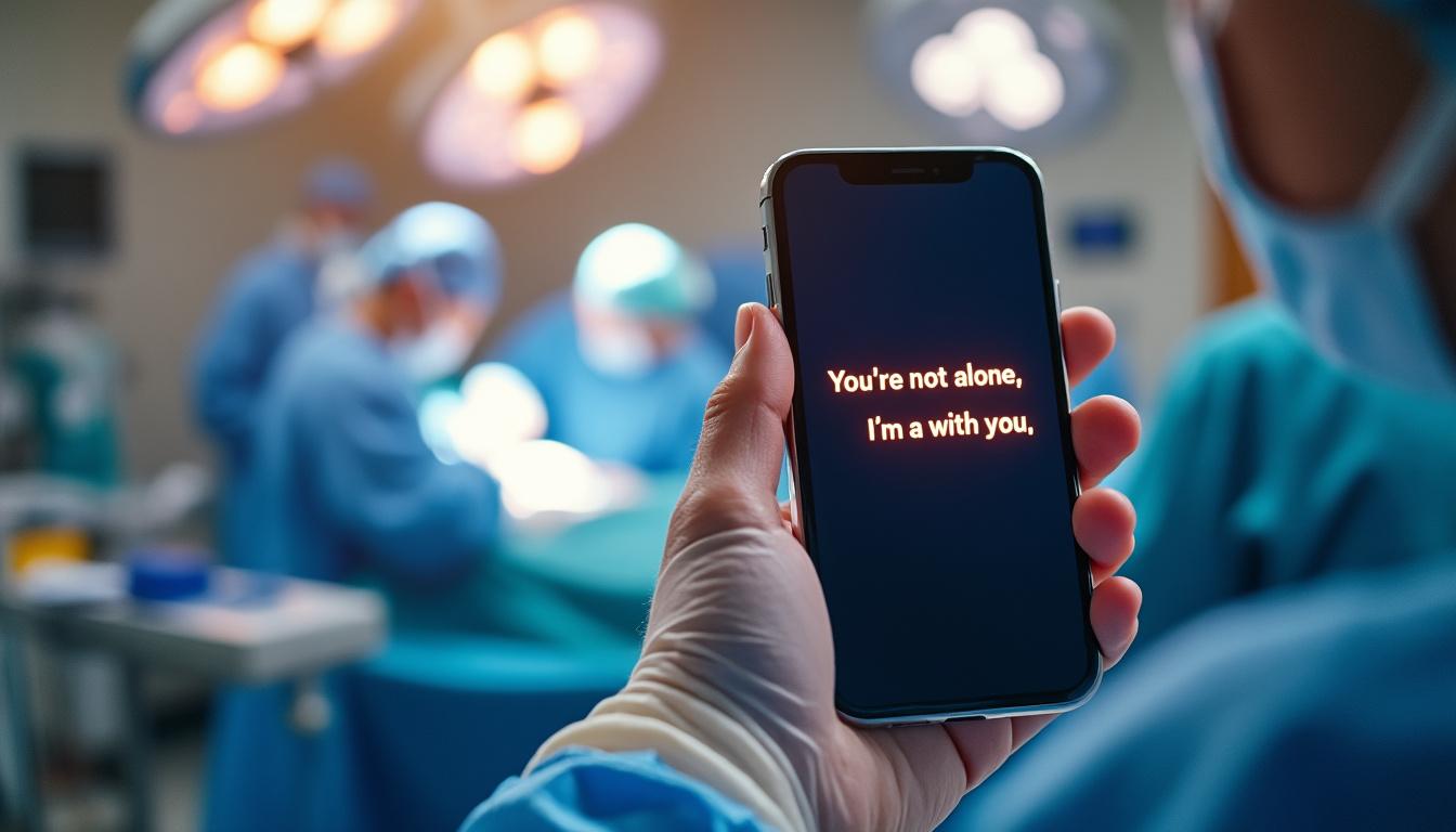 découvrez comment un message sms bienveillant et réconfortant peut aider à apaiser les angoisses d'une personne qui va se faire opérer, en lui apportant soutien, encouragement et réconfort avant l'intervention.