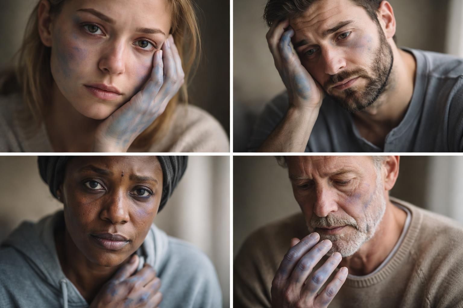 découvrez les témoignages poignants de personnes vivant avec la maladie de la gaufre bleue, leurs luttes quotidiennes et leurs espoirs.