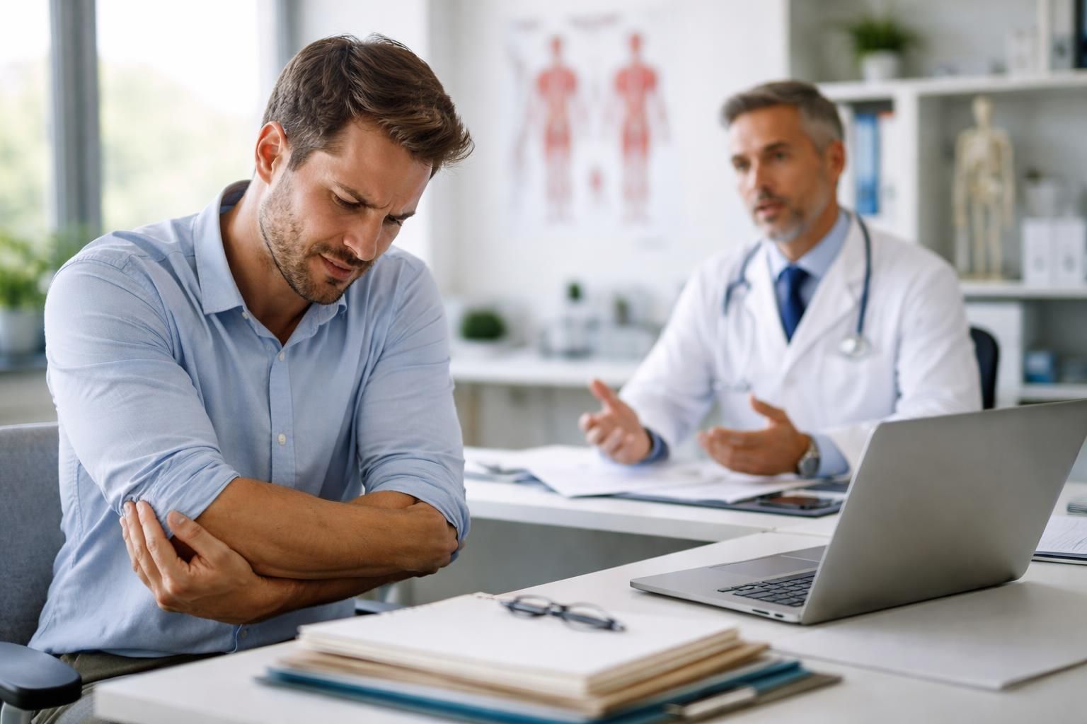 découvrez la durée moyenne des arrêts de travail liés à une épicondylite et les conseils pour une guérison efficace.