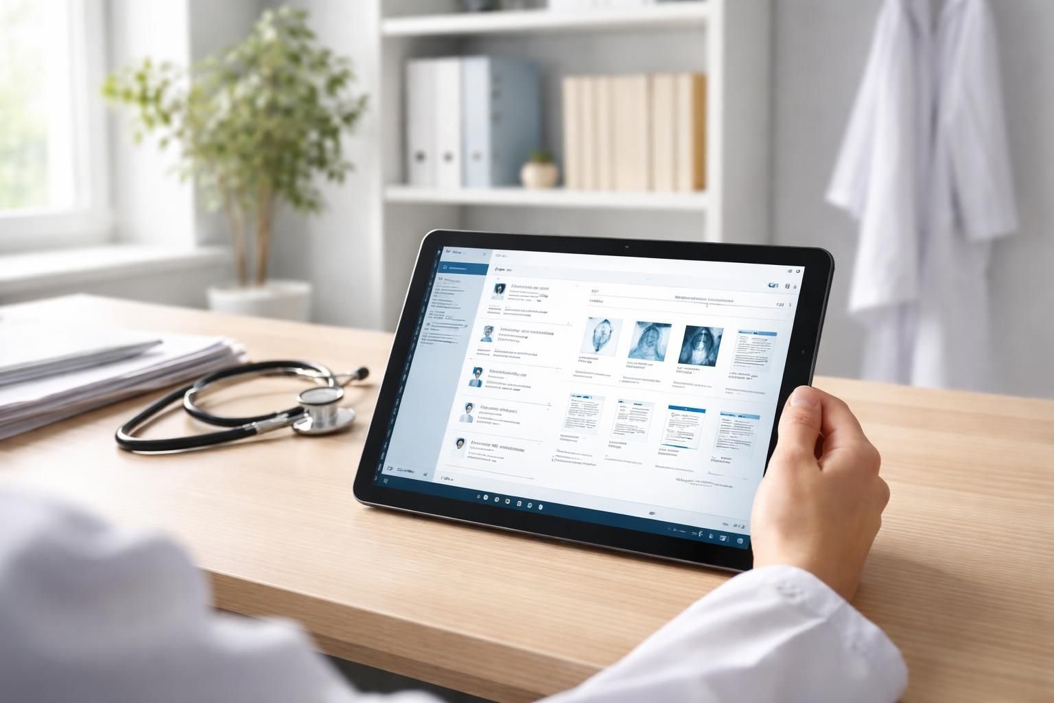 découvrez comment la tablette windows révolutionne l'archivage médical en permettant un classement efficace sans piles de papier, facilitant l'accès et la gestion des dossiers patients.