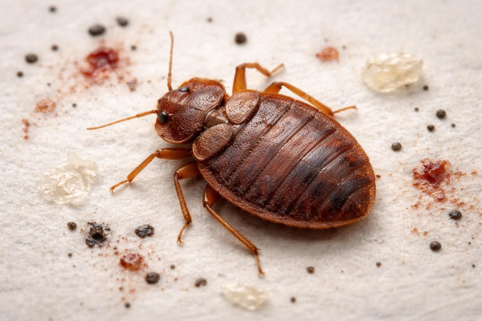 découvrez comment analyser la photo d'une punaise de lit morte grâce à notre guide visuel détaillé pour identifier rapidement les signes d'infestation et protéger votre domicile.