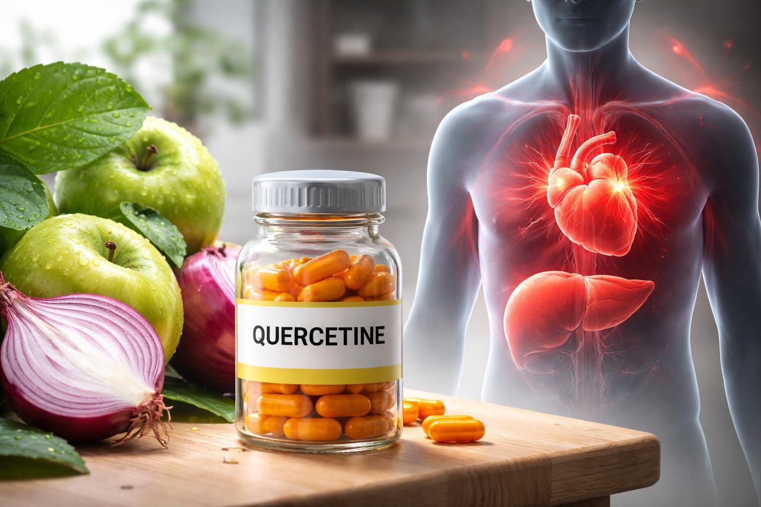 découvrez les dangers potentiels de la quercétine et analysez si cet antioxydant naturel mérite vraiment son statut de super-aliment.