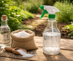 découvrez une méthode simple et efficace pour désherber votre jardin naturellement avec du vinaigre et du sel, sans produits chimiques.