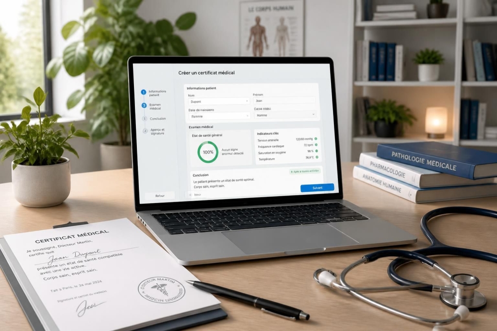 créez facilement votre modèle de certificat médical attestant d'un corps et d'un esprit sains en seulement quelques étapes simples.