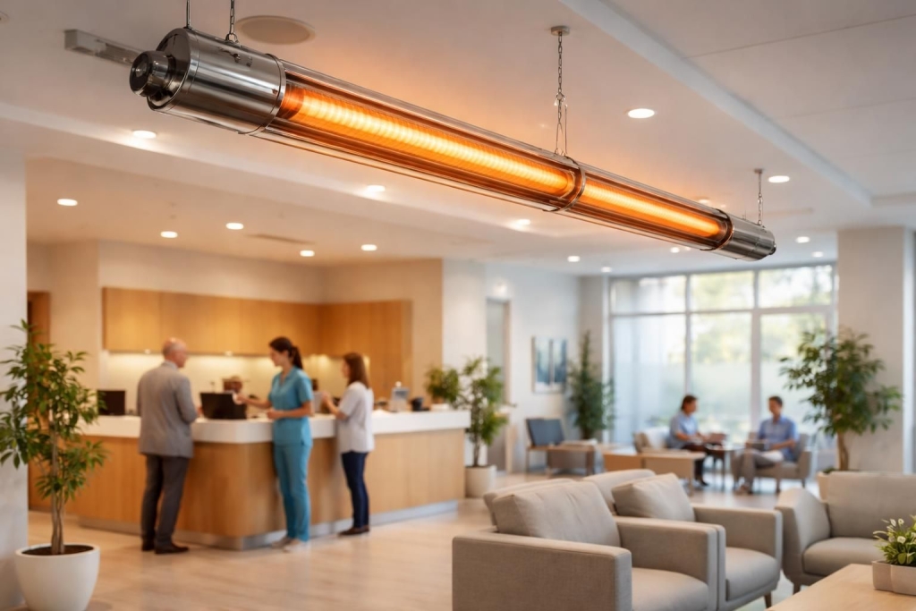 découvrez notre tube radiant gaz performant, spécialement conçu pour les zones d’accueil médical, garantissant un rendement optimal et un confort thermique adapté aux besoins des patients et du personnel.